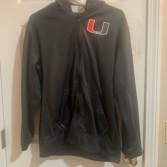 Nike Other - Men’s Miami Hurricanes therma fit sweatshirt.